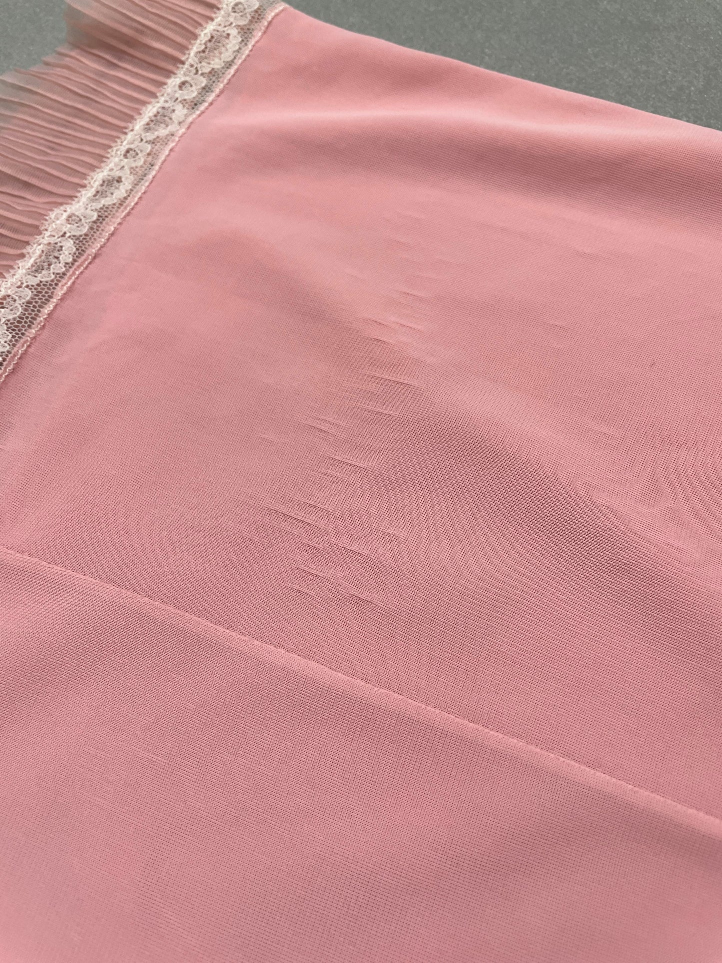 Vintage Pink Ruched Dress
