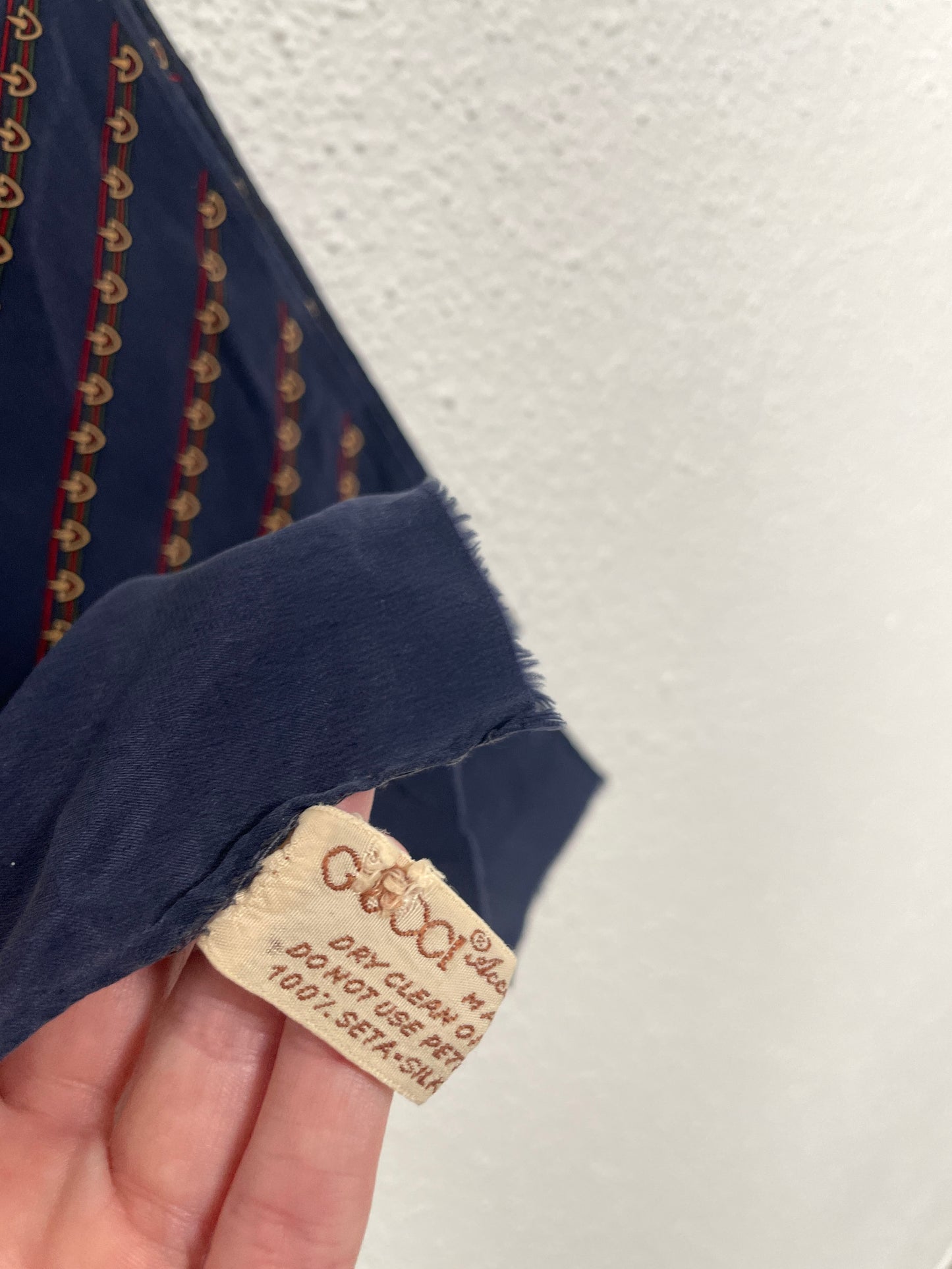 Vintage Gucci Silk Scarf