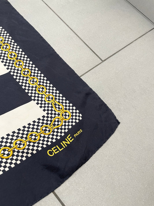 Vintage Céline Paris Silk Scarf