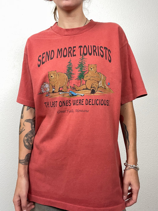 Vintage Anvil "Send More Tourists" Graphic T-shirt