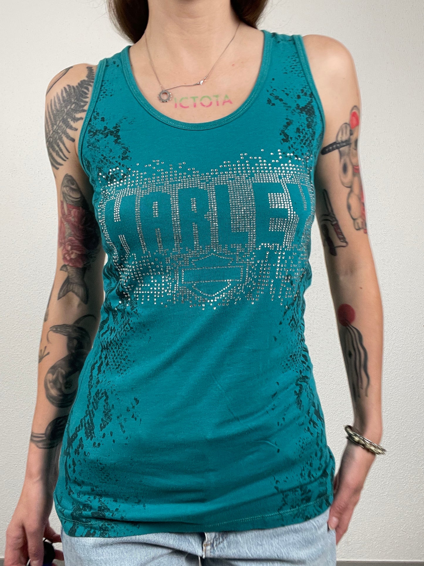 Y2K Harley-Davidson Graphic Tank Top