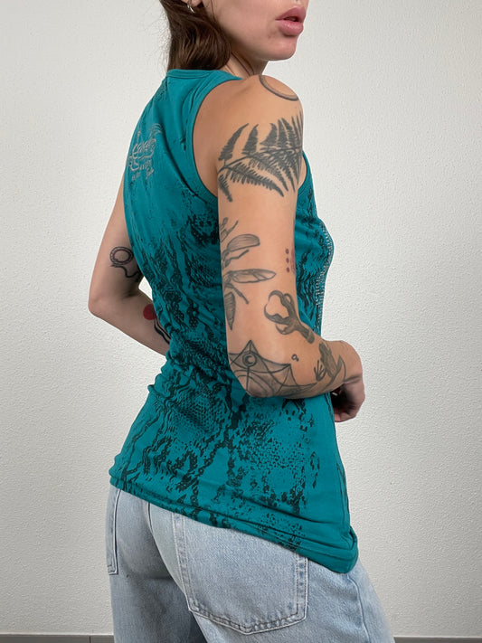 Y2K Harley-Davidson Graphic Tank Top