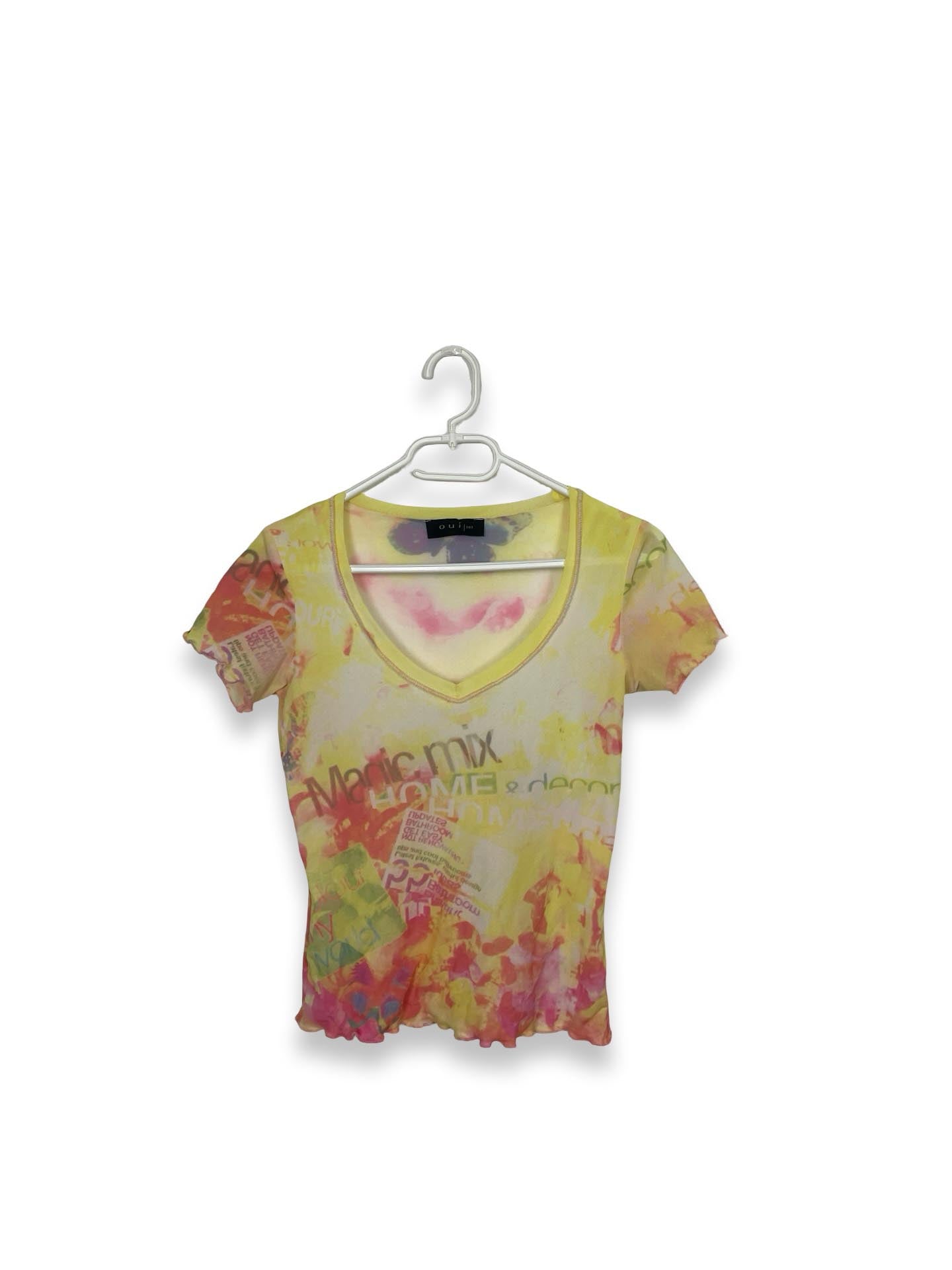Vintage Y2K Oui Mesh T-Shirt