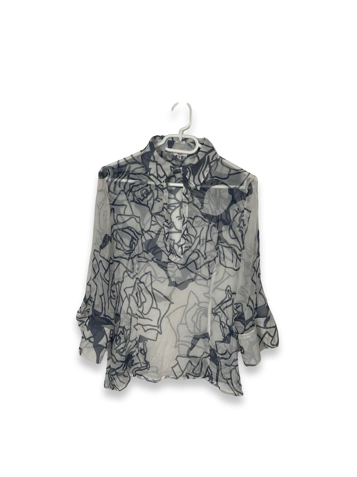 Vintage Sheer Silk Versace Shirt