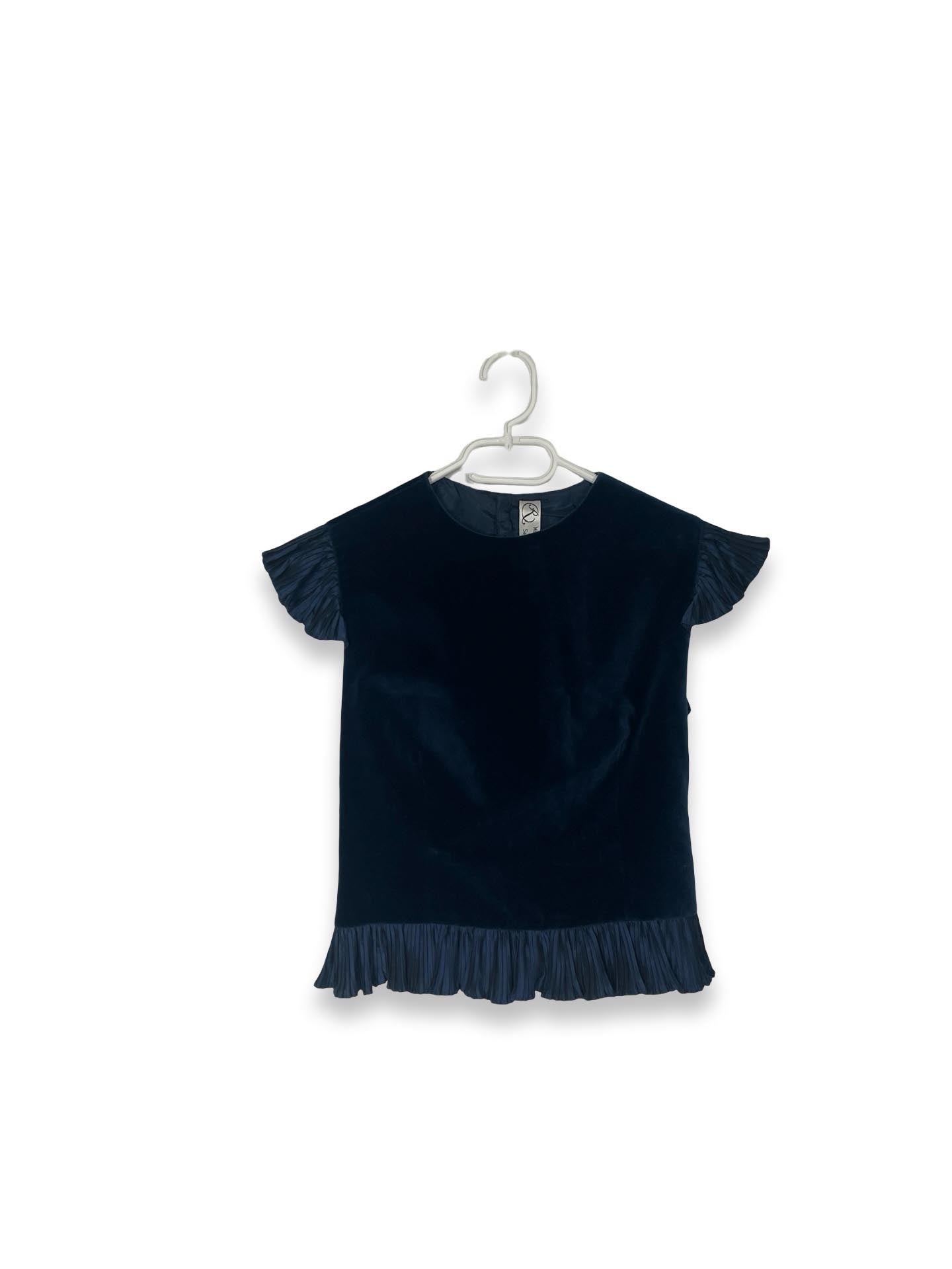 Vintage Velvet Top Modele Couture