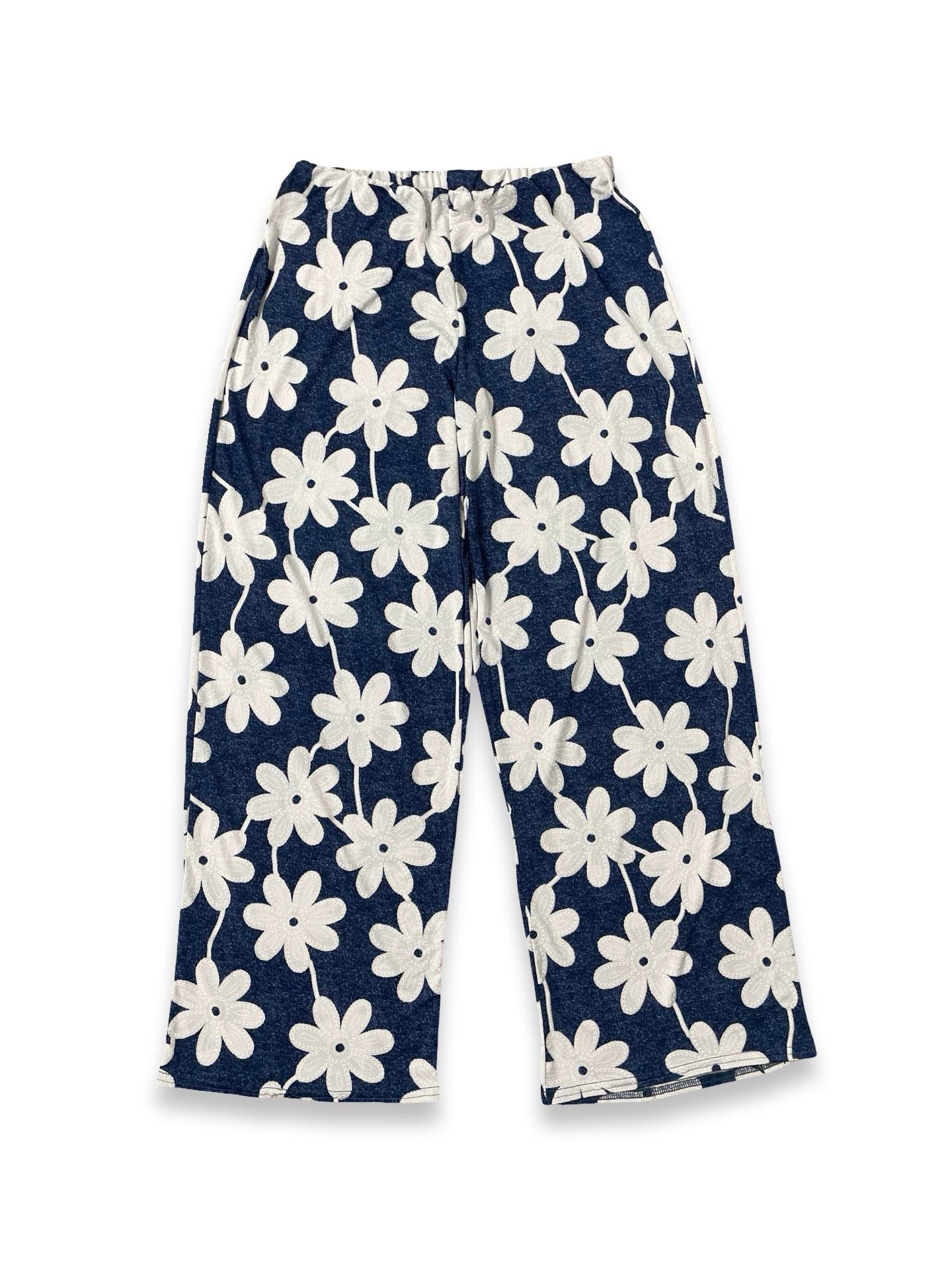 Vintage Y2K Floral Print Pants