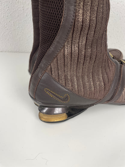 Vintage 2007 Nike Shox Superstar High Lace-Up Boots – Y2K