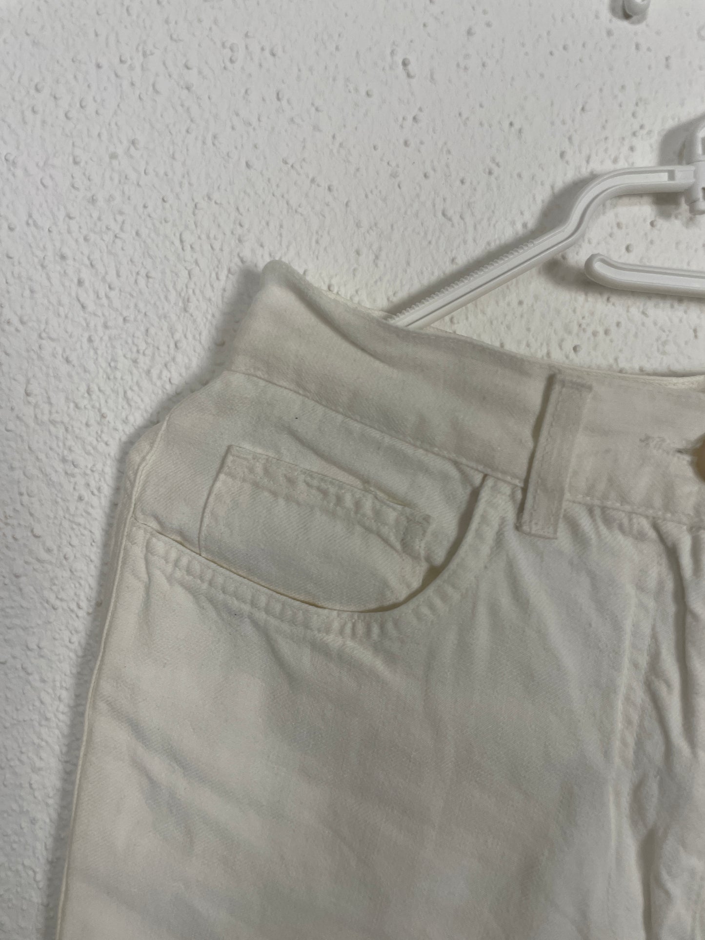 Vintage MaxMara White Linen Blend Trousers – Made in Italy