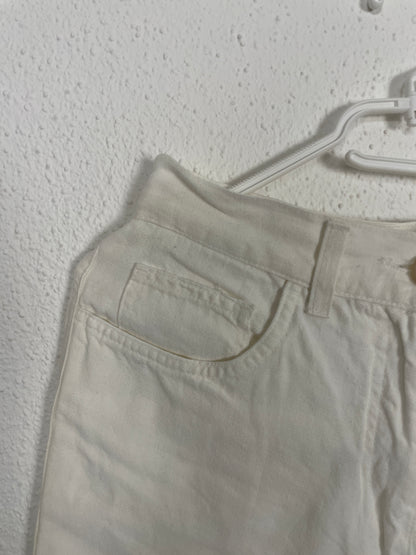 Vintage MaxMara White Linen Blend Trousers – Made in Italy