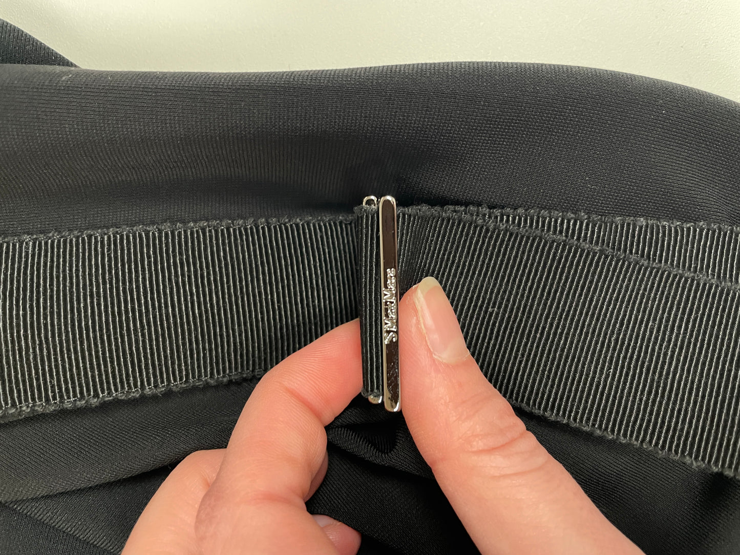 Vintage ’00s MaxMara skirt with adjustable buckle detail