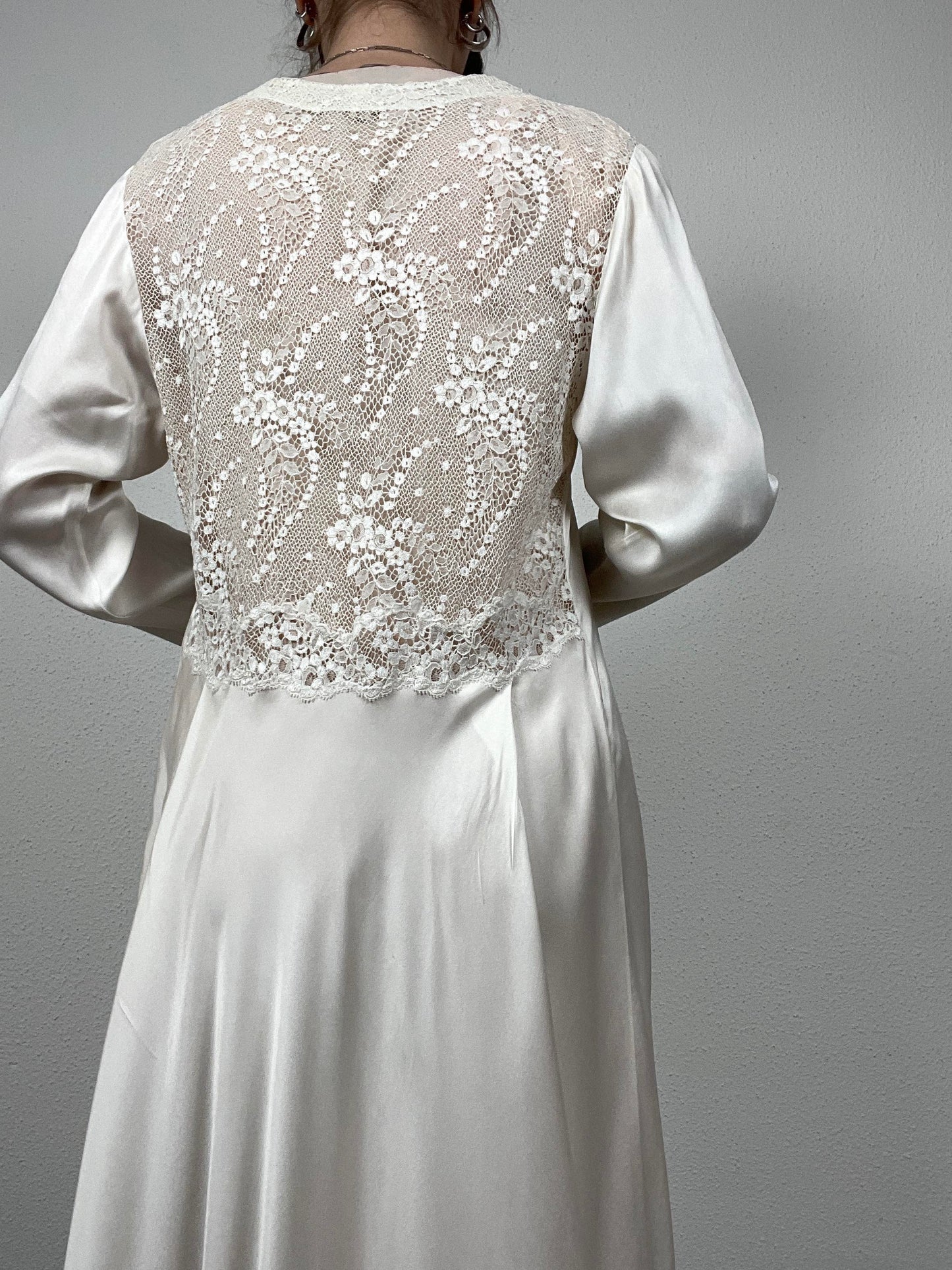 La Perla Vintage Silk Lace Dress