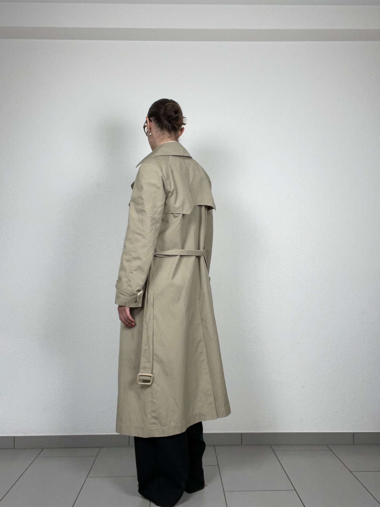 Vintage Classic Beige Trench Coat