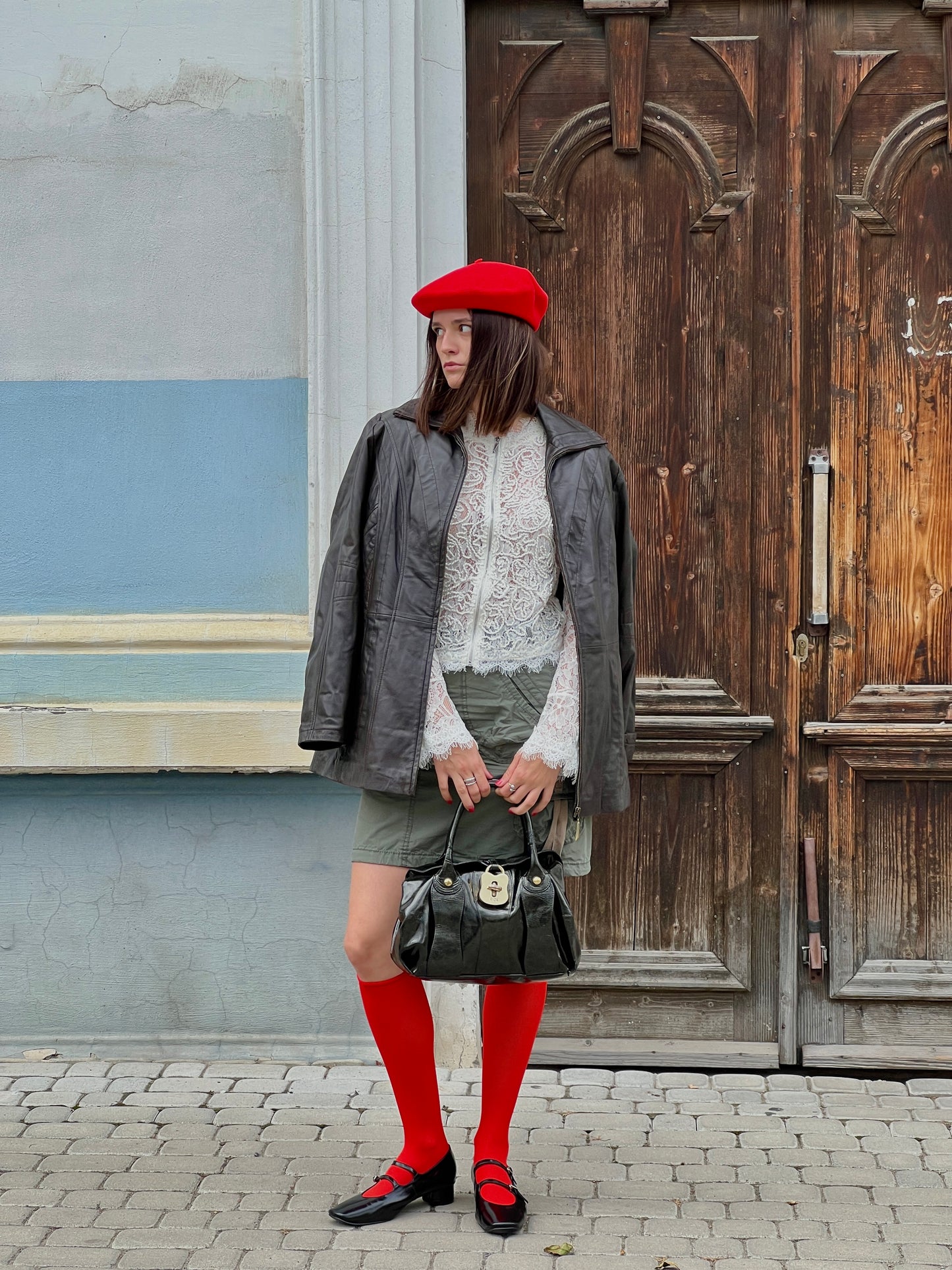 Kangol Modelaine Wool Beret – Vintage Red