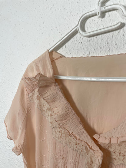 Vintage 50s Silk Dress