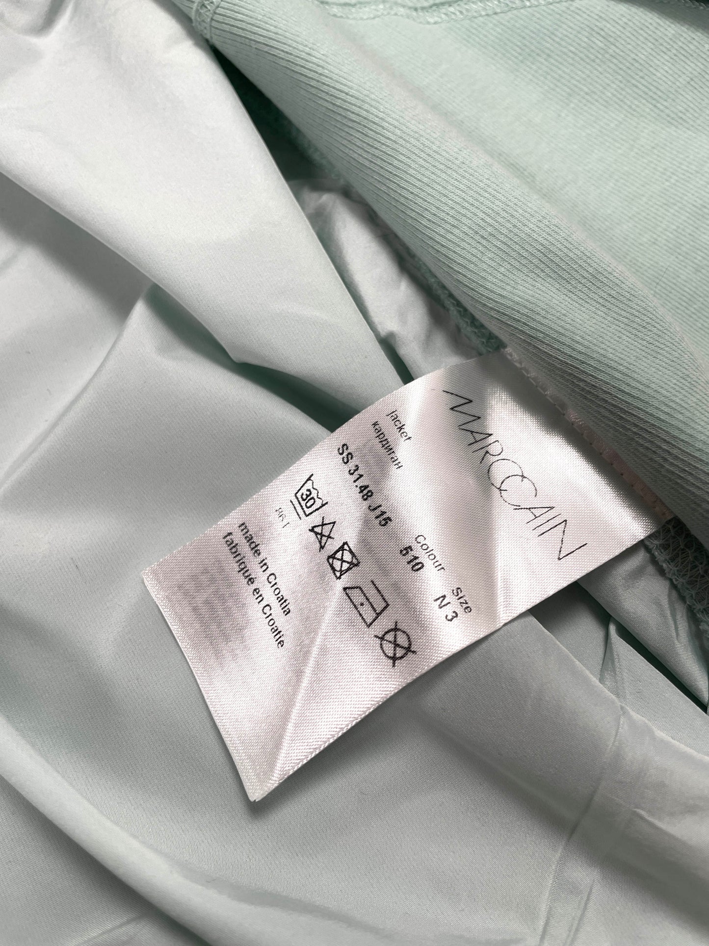 Vintage Marc Cain Mint Green Cardigan