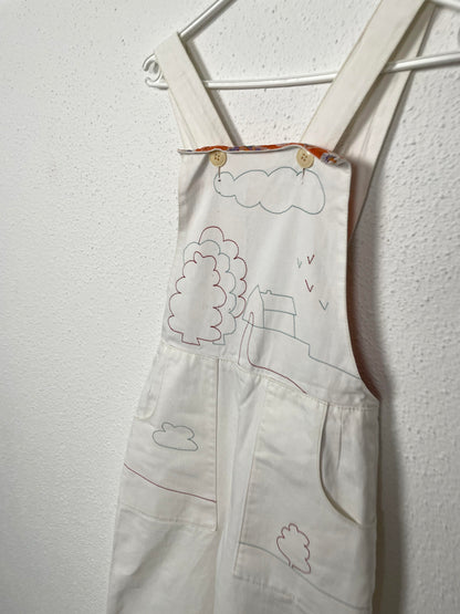 Vintage 70s Embroidered Jumpsuit