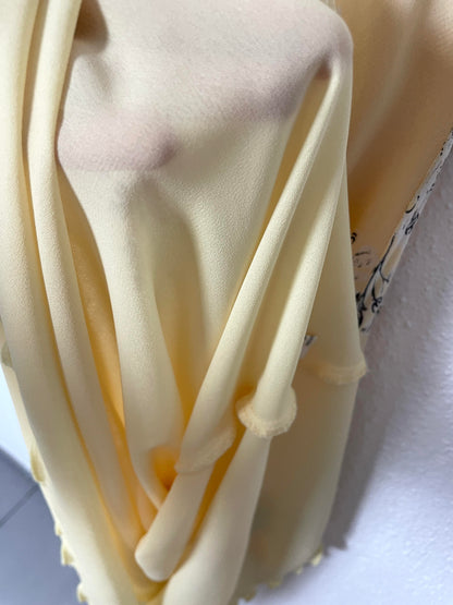 Karida Vintage yellow Floral Dress