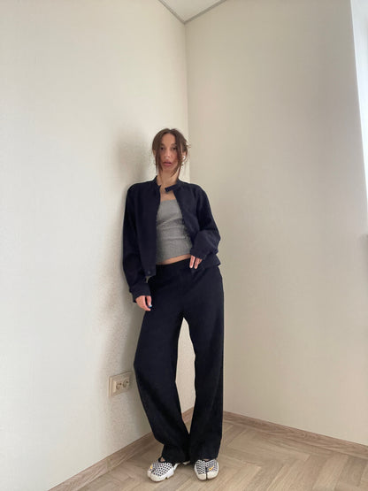 Vintage Y2K 2000s navy Ana Nonza jacket