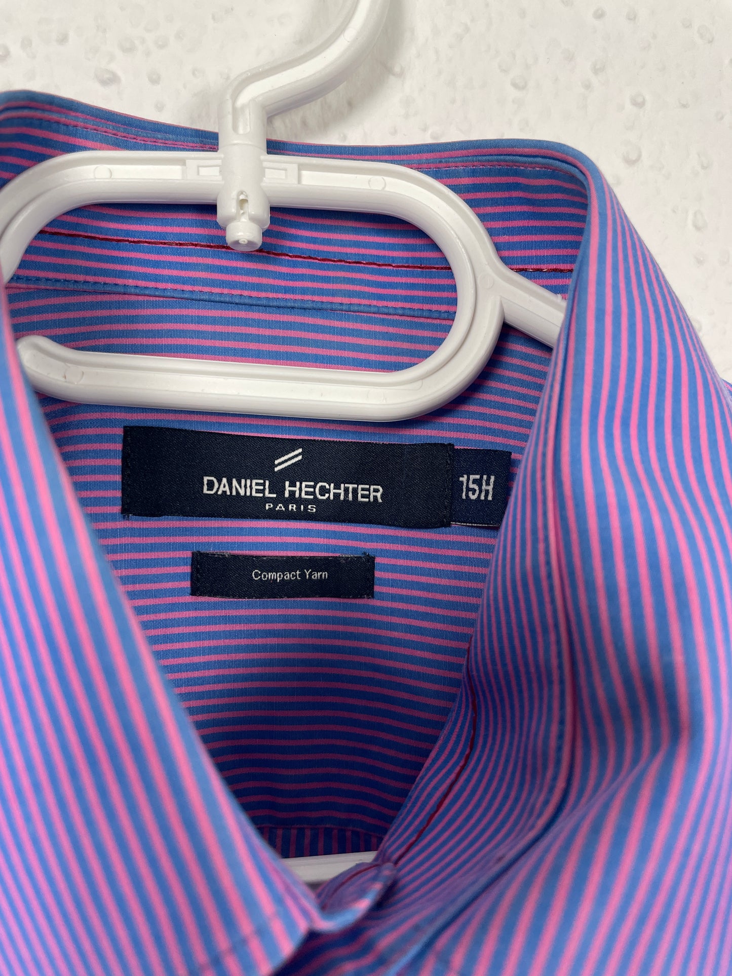 Purple & pink striped cotton shirt by Daniel Hechter Paris