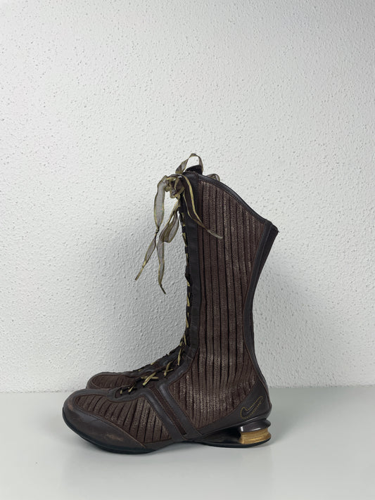 Vintage 2007 Nike Shox Superstar High Lace-Up Boots – Y2K
