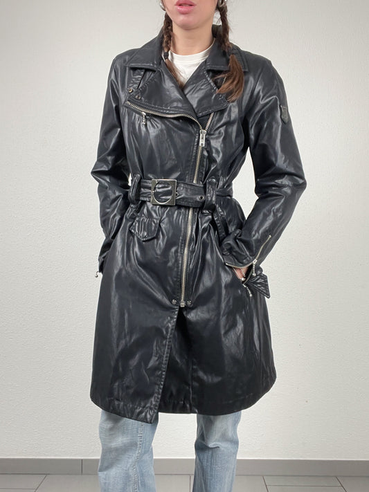 Vintage black Cinque trench coat