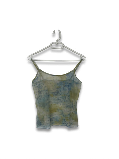 Yamamay Floral Mesh tank Top