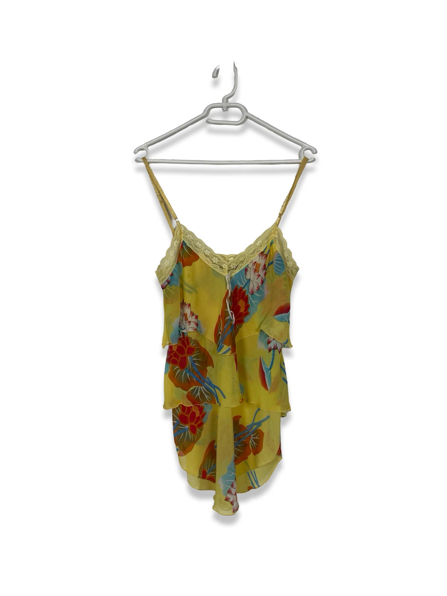 Vintage Y2K Floral Layered Top