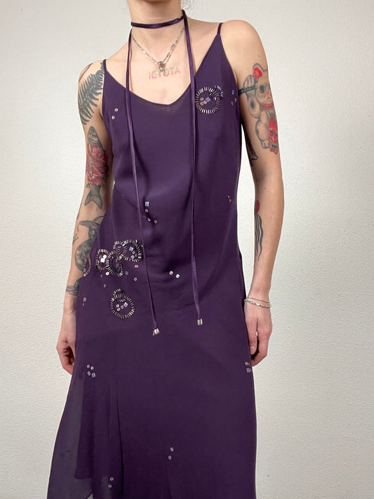Vintage Planet Silk Dress