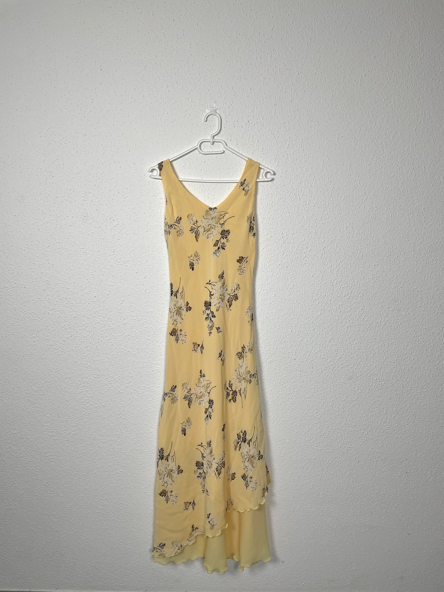 Karida Vintage yellow Floral Dress