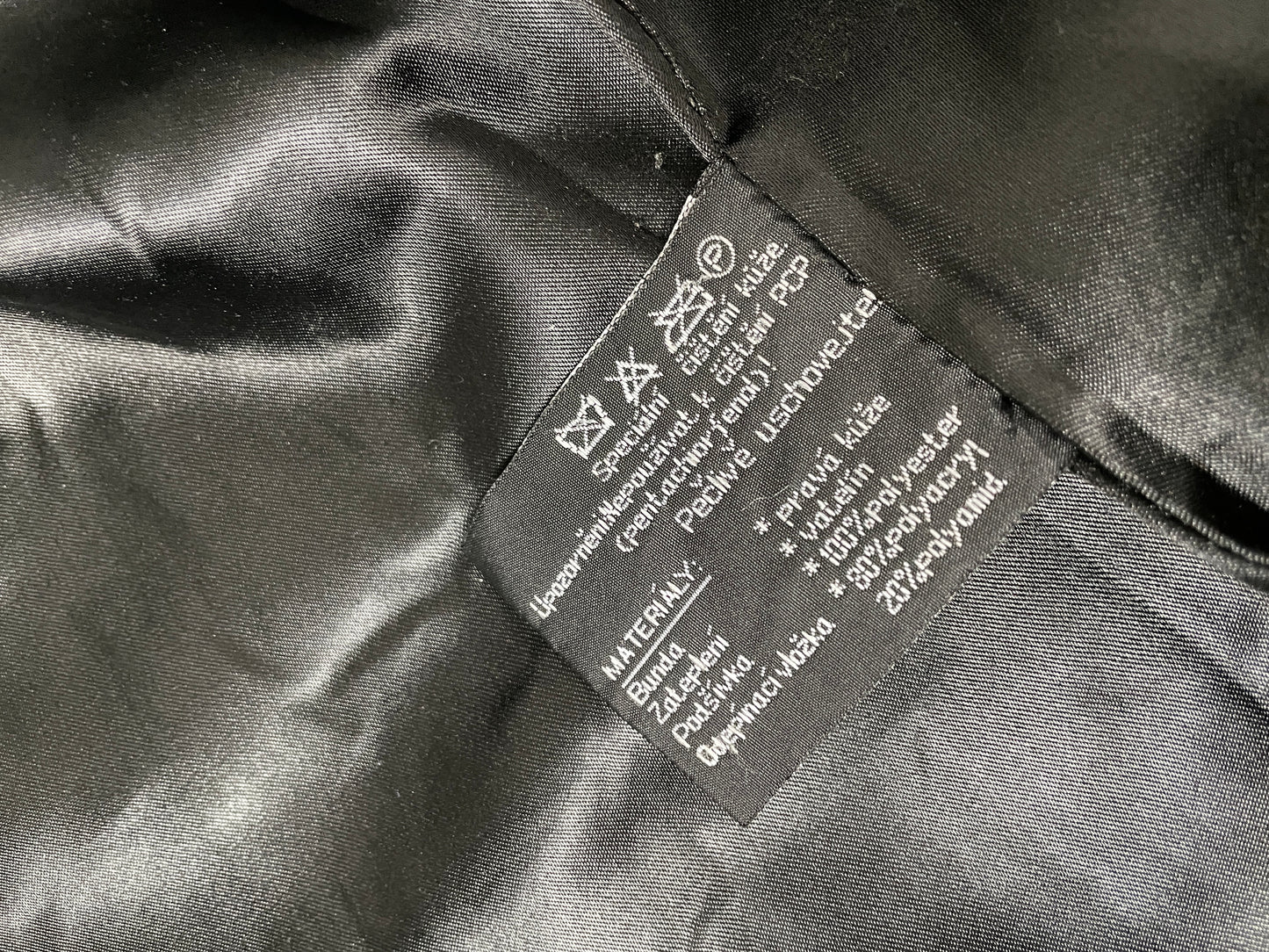 Vintage 90s black leather trench coat