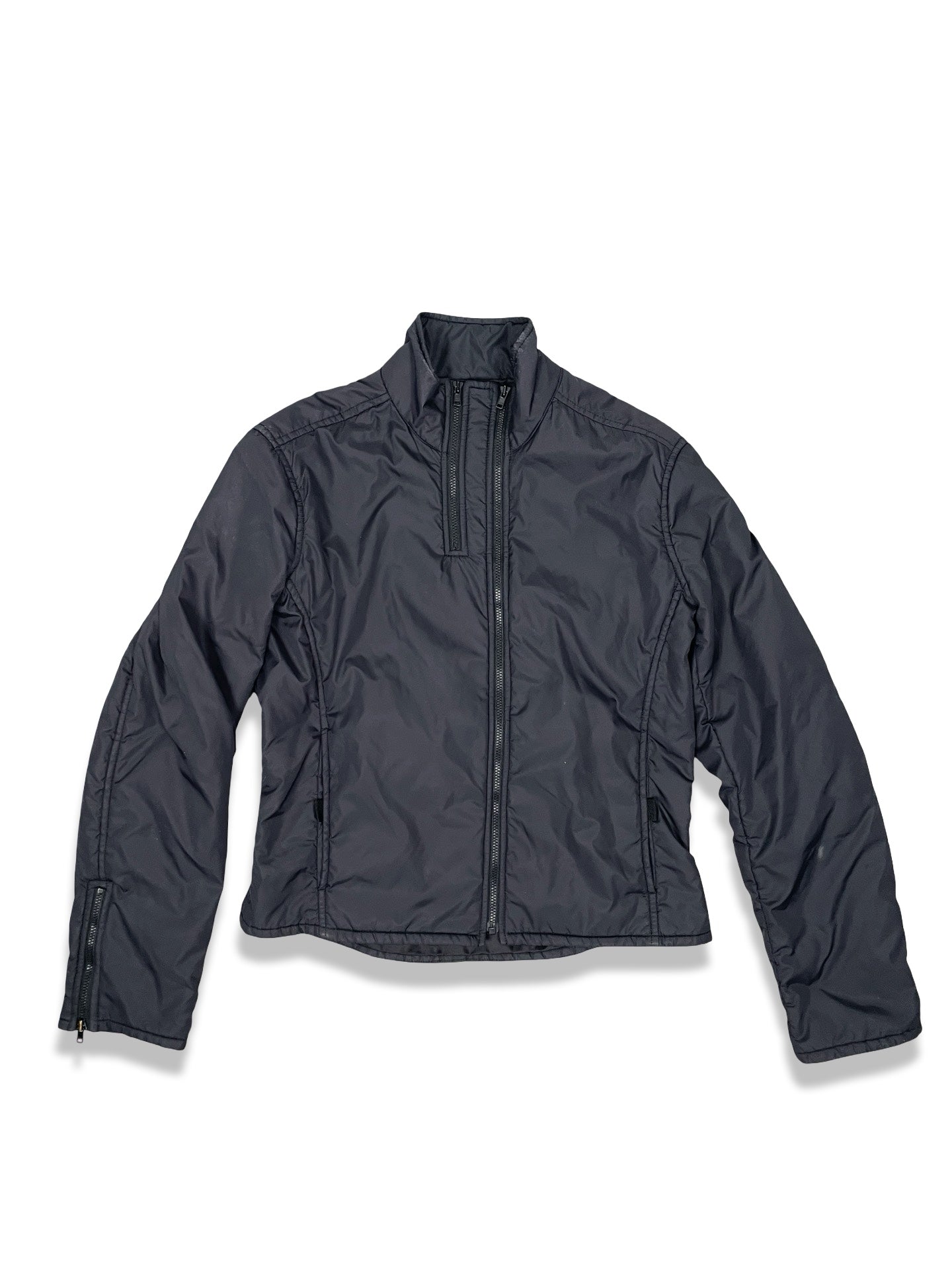 Y2K vintage MNG 72 black fitted utility jacket