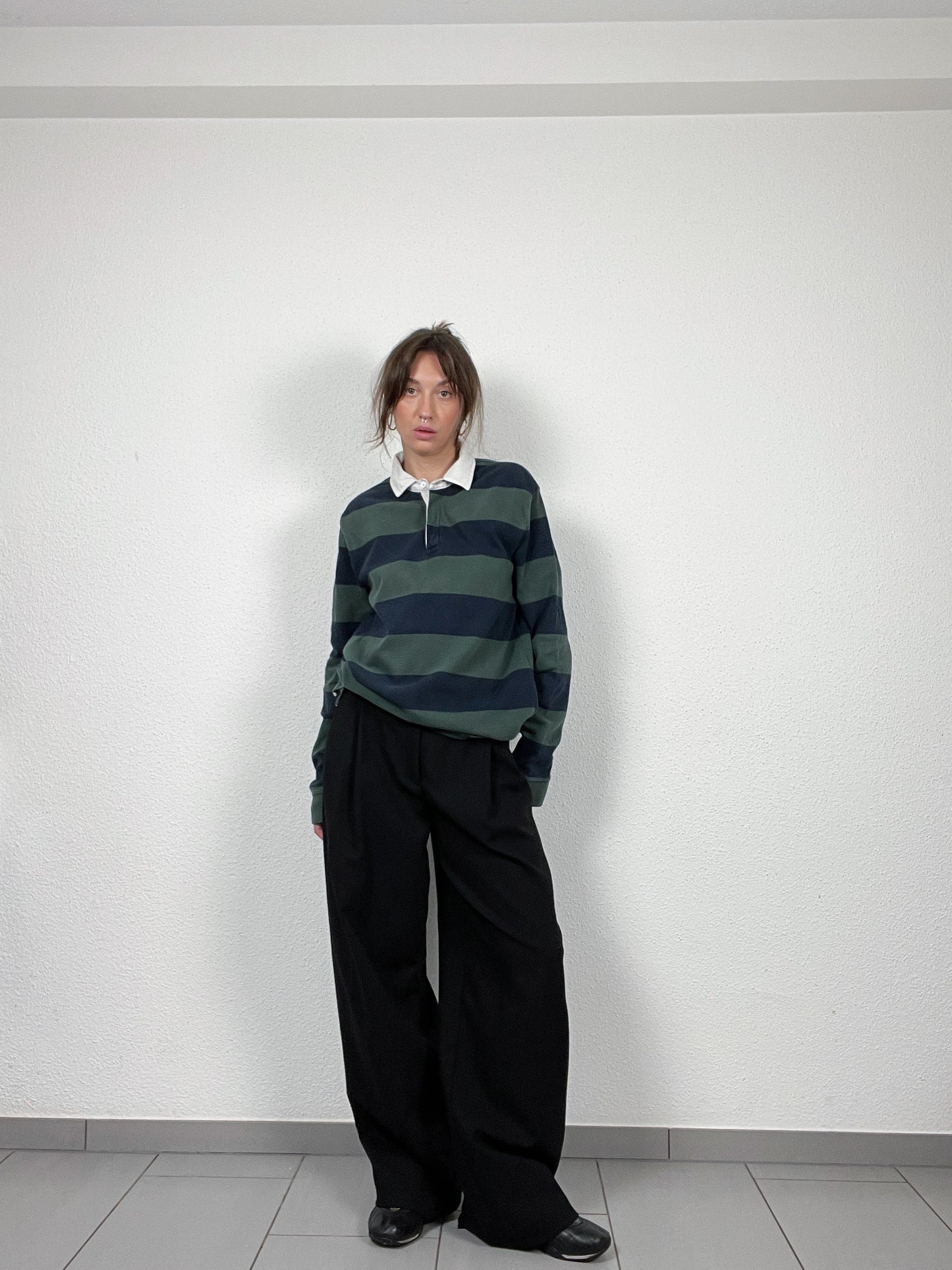 Levi’s cotton striped polo longsleeve shirt