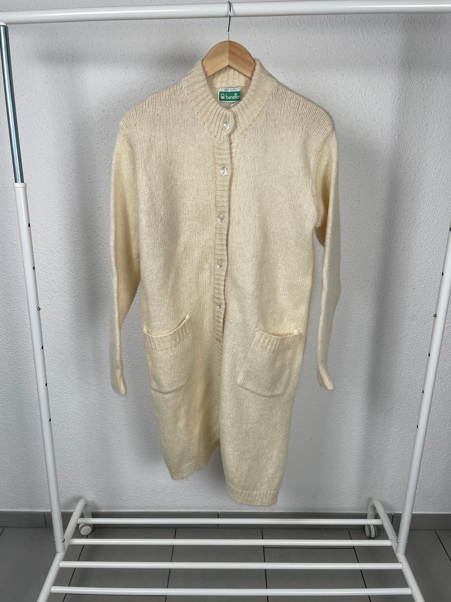 Vintage Benetton Mohair Cardigan Coat – Size M