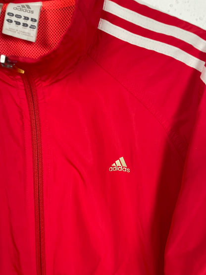 Vintage 2008 red track jacket by Adidas