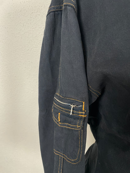 Vintage 80s Structured Denim Jacket by Together – Size 36/38