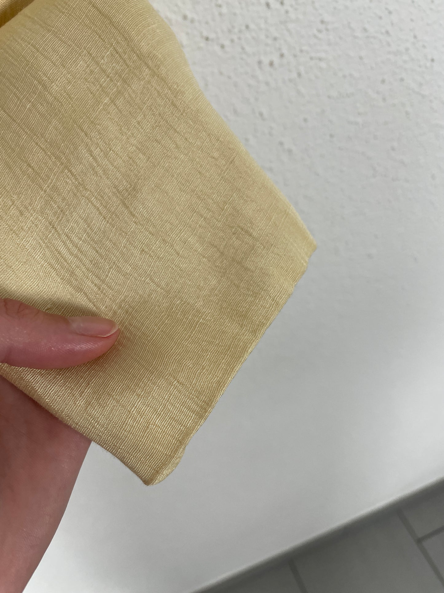 Vintage butter yellow Marella linen blend blazer