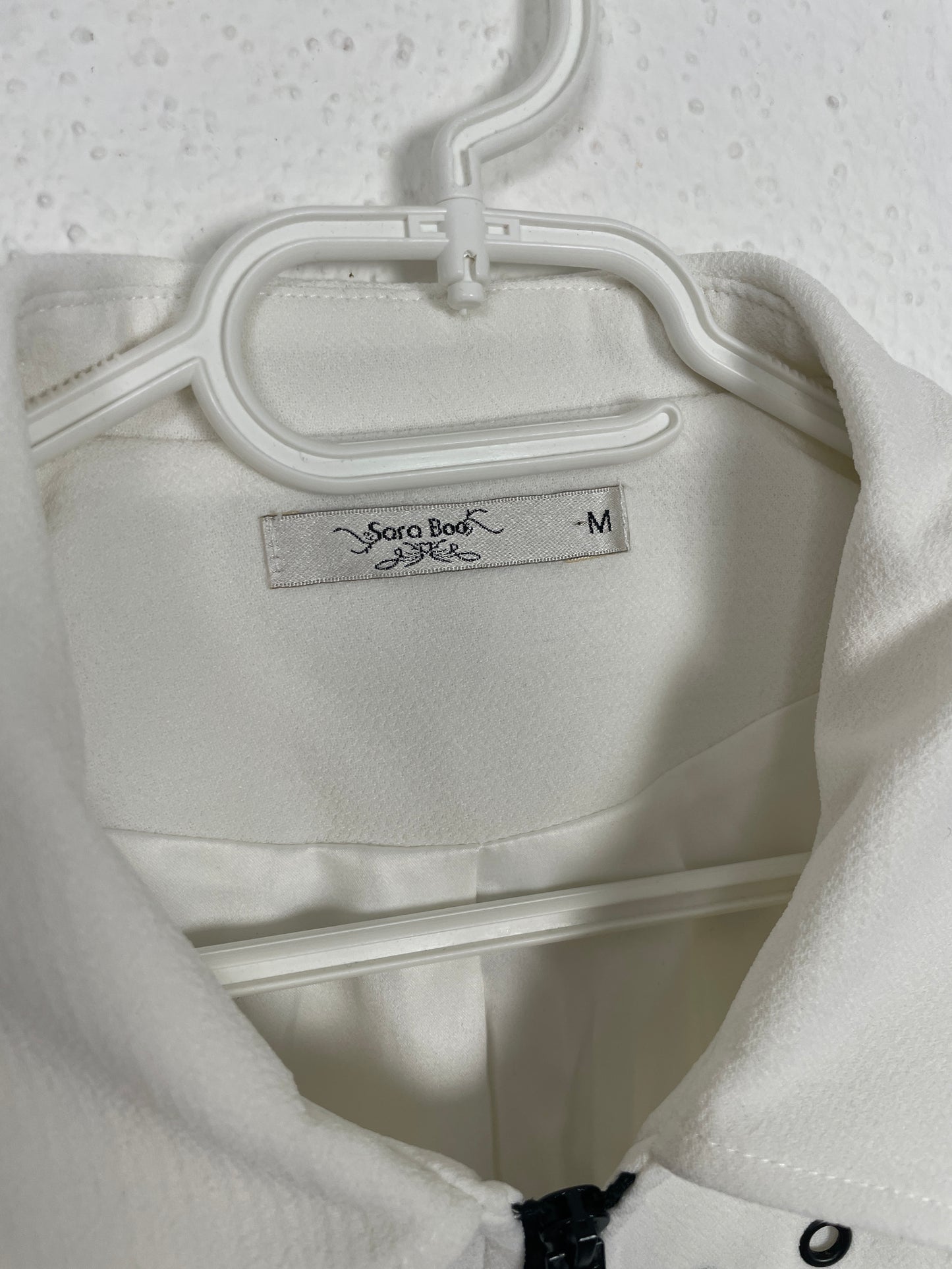 Vintage White Grommet Detail Jacket