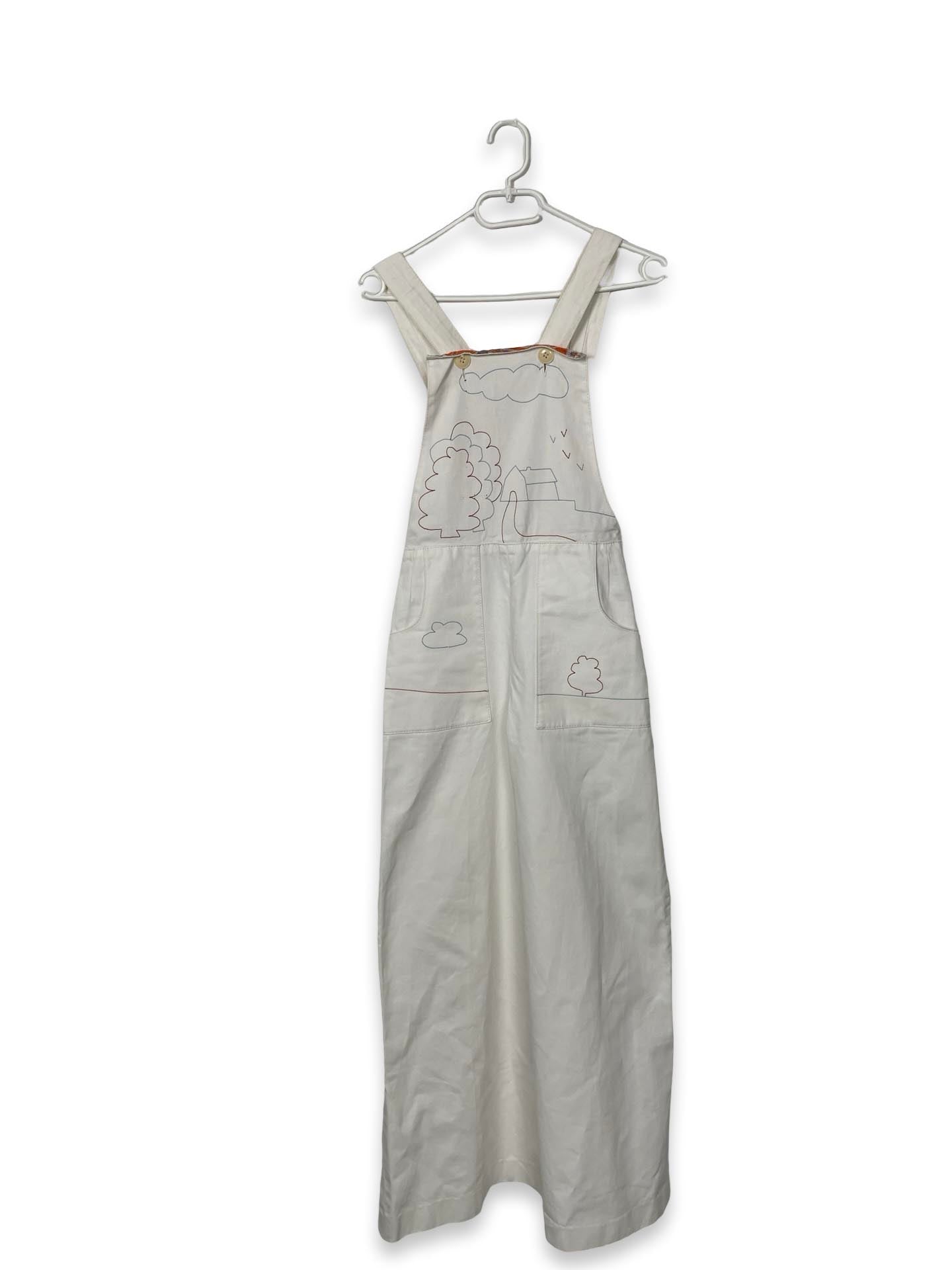 Vintage 70s Embroidered Jumpsuit