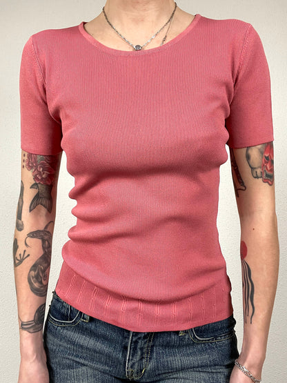 Vintage Versace Jeans Couture Ribbed T-Shirt