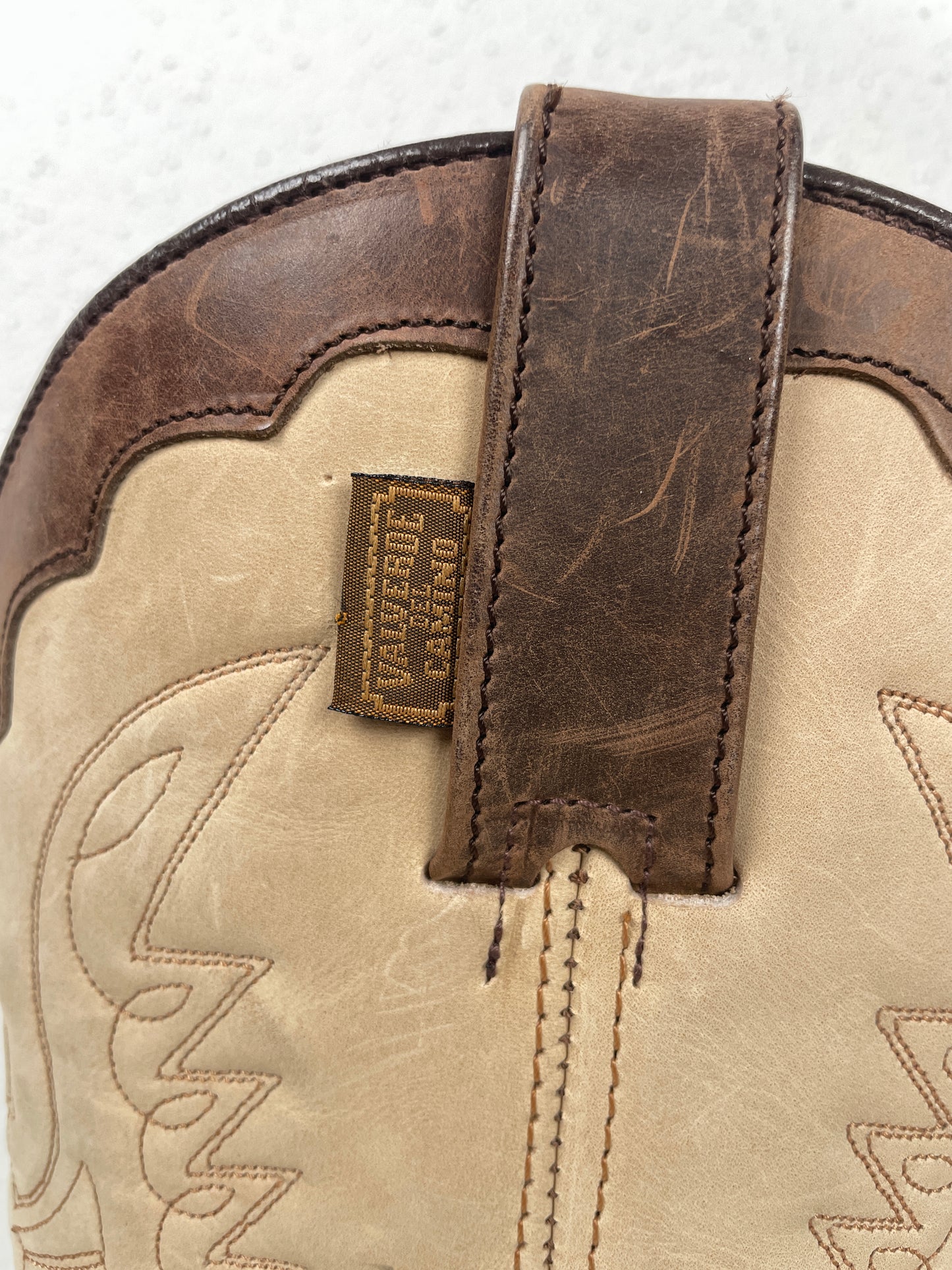 Brown Velverde del Camino cowboy boots