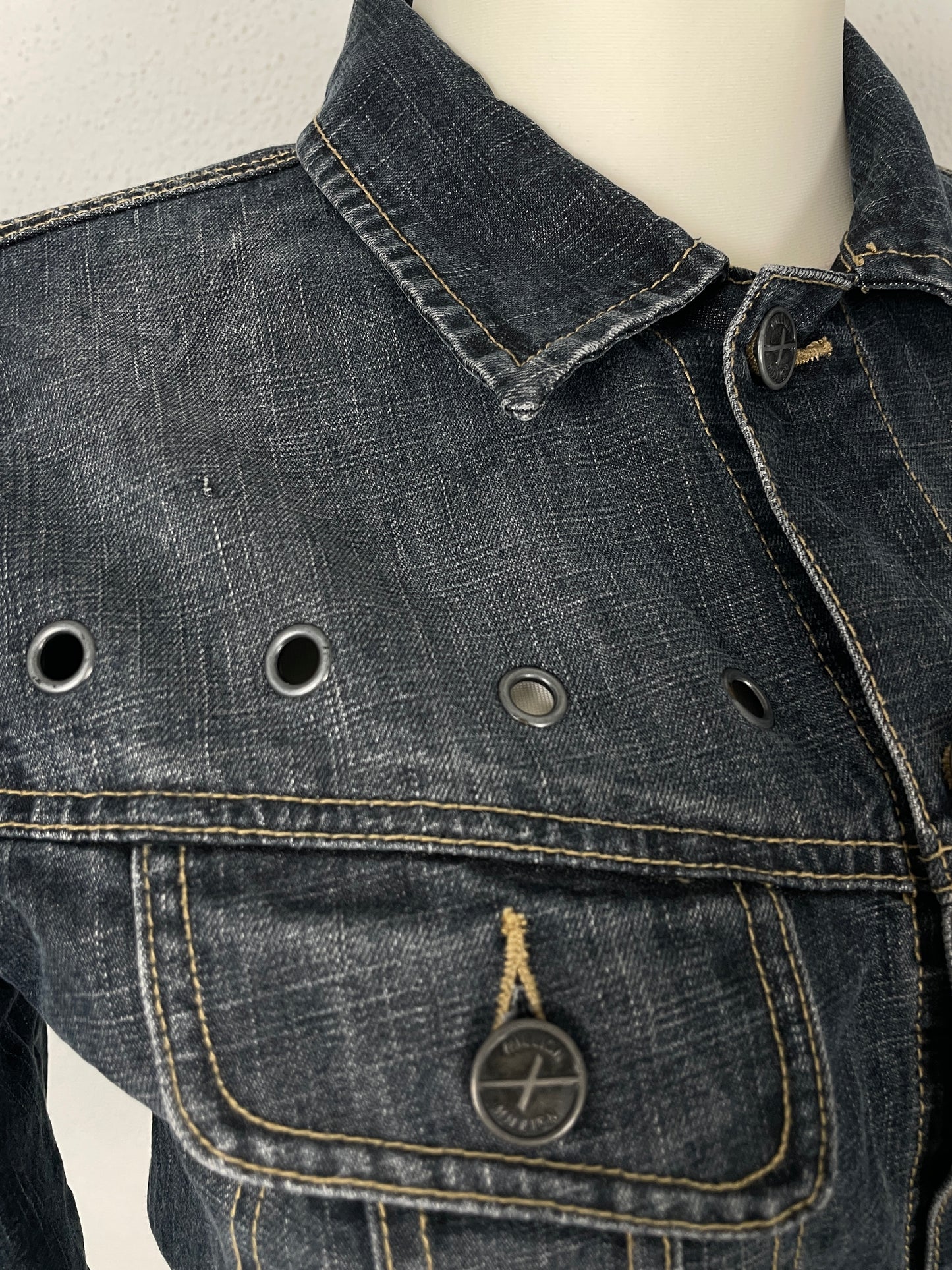 Vintage Early 2000s Denim Jacket by MillindyX – Size L