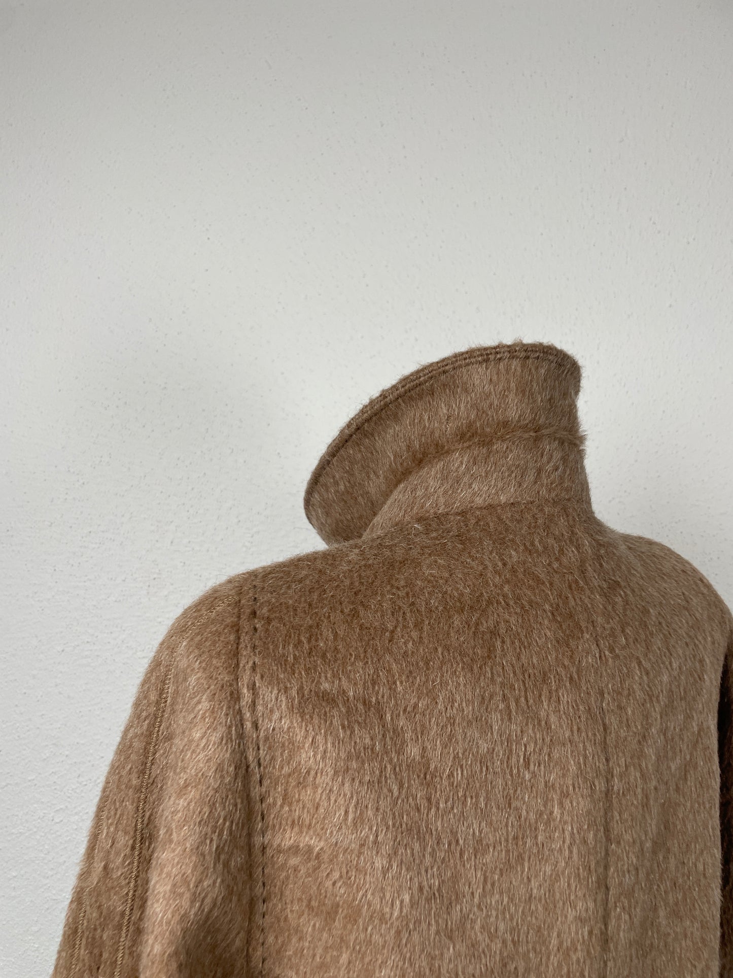 Vintage 70s oversized lama wool coat