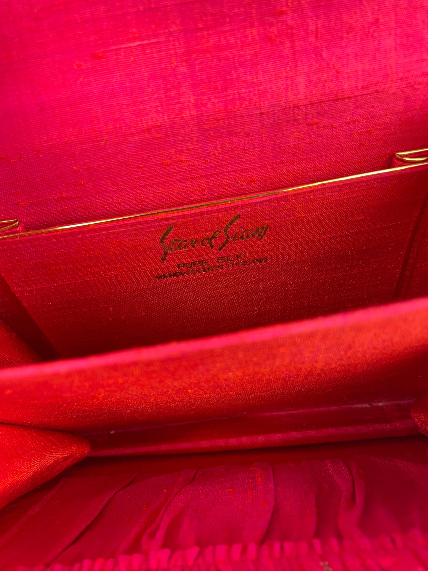 Vintage Star of Siam Pink Silk Handbag – 80s/90s