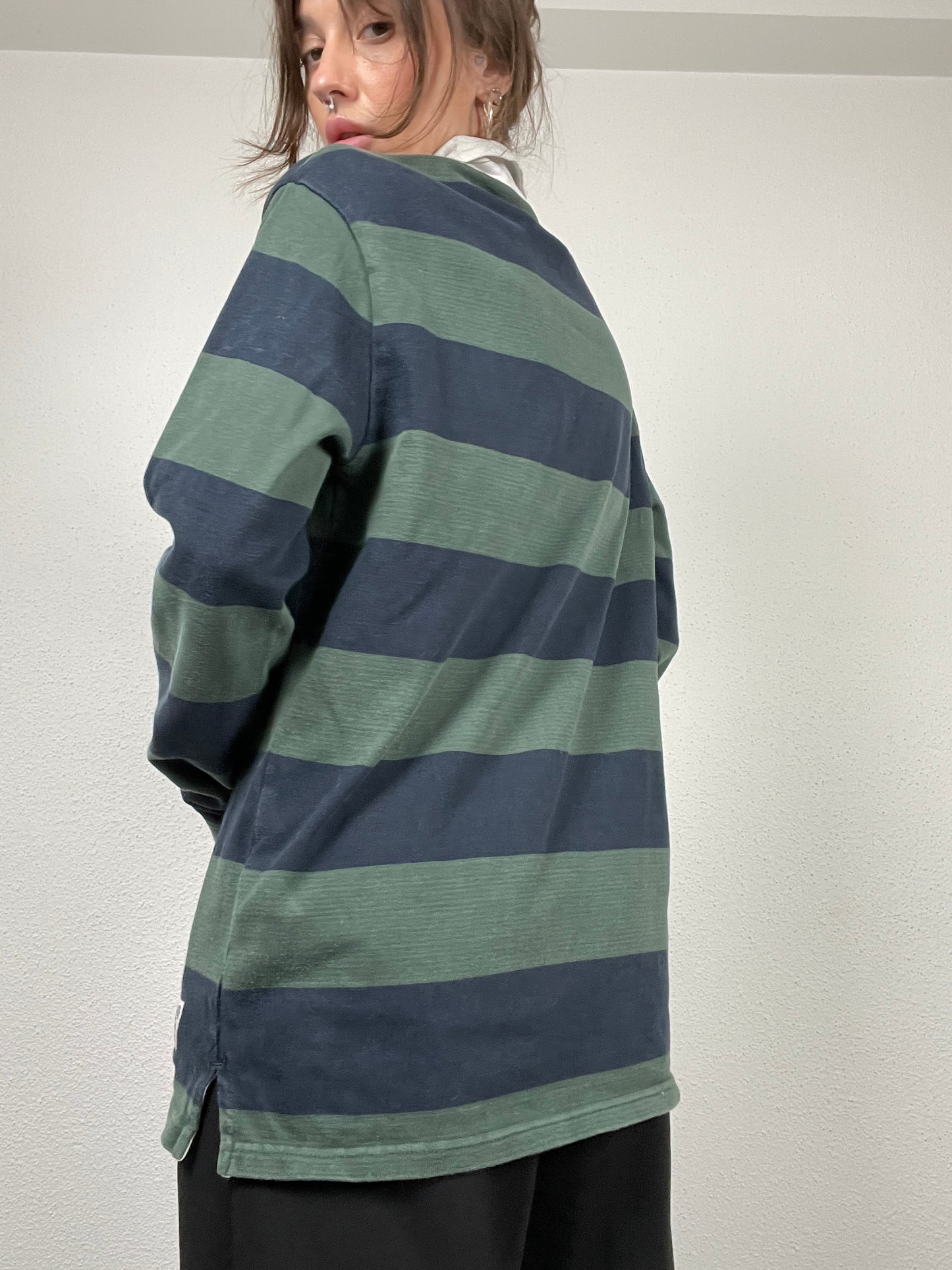 Levi’s cotton striped polo longsleeve shirt