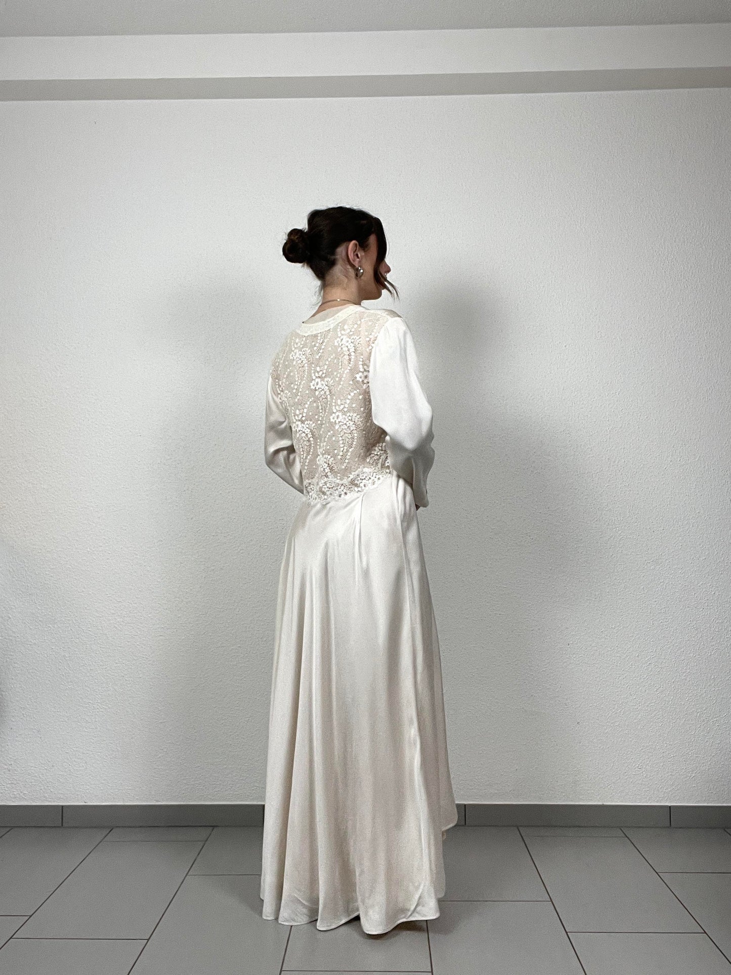 La Perla Vintage Silk Lace Dress