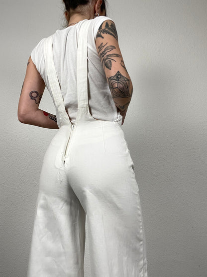 Vintage 70s Embroidered Jumpsuit