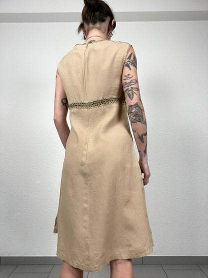 Max Mara Vintage Linen Dress