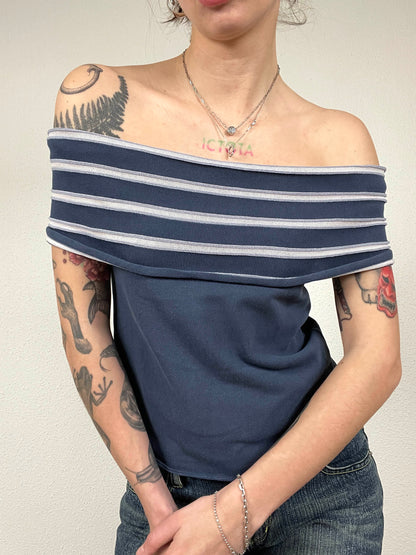 Vintage Sportmax Off-Shoulder Top