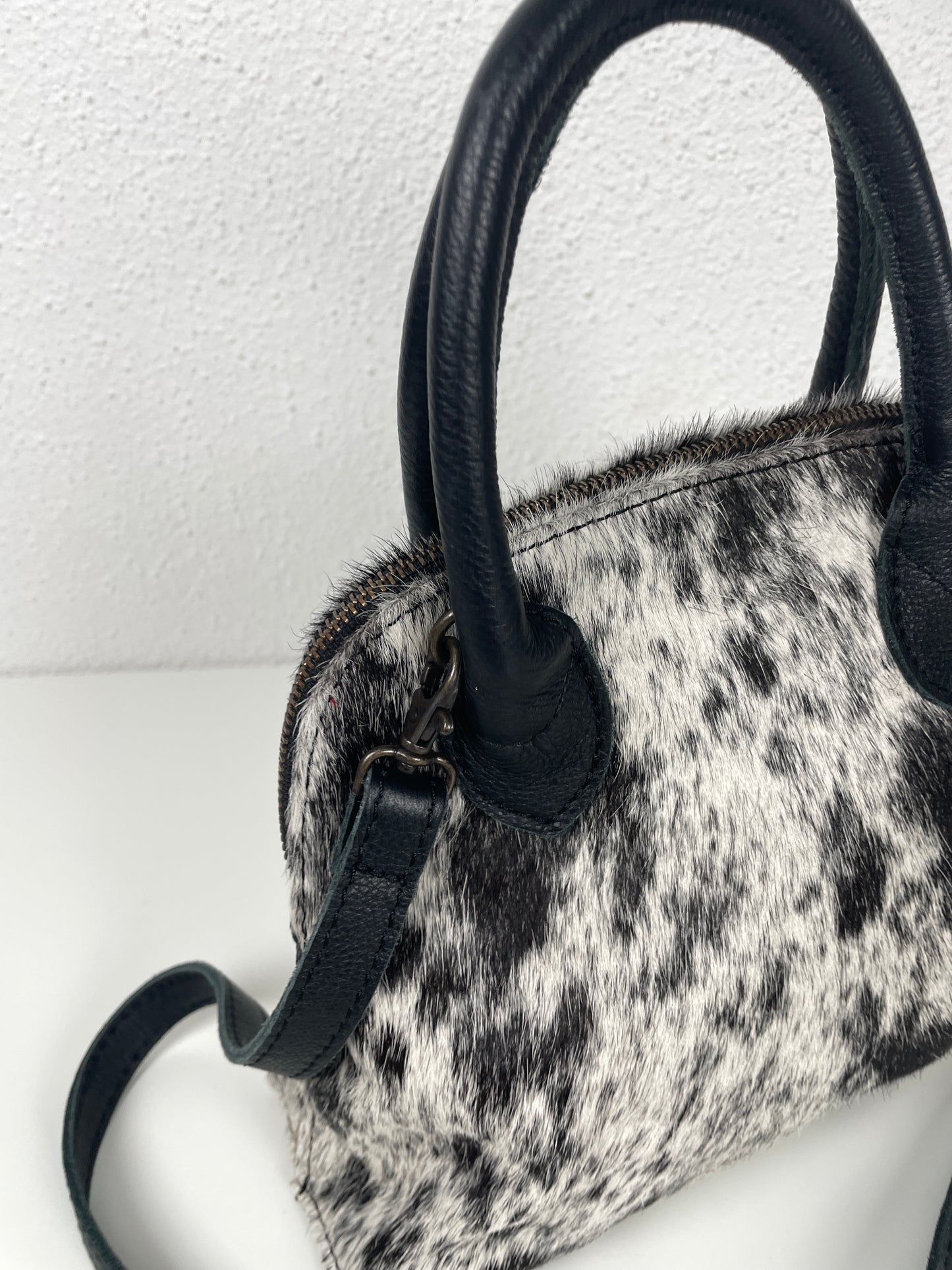 90s–Y2K vintage Italian pony-hair mini bag