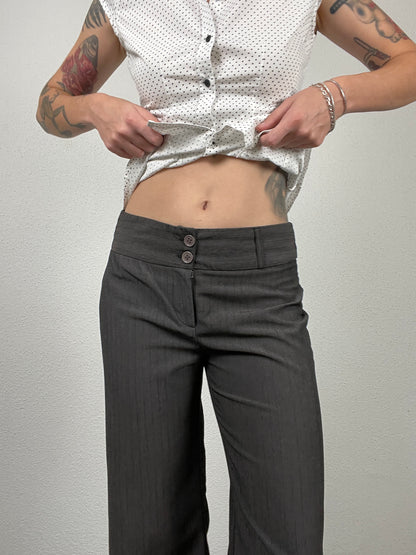 Vintage Y2K 2000s classic low waist trousers